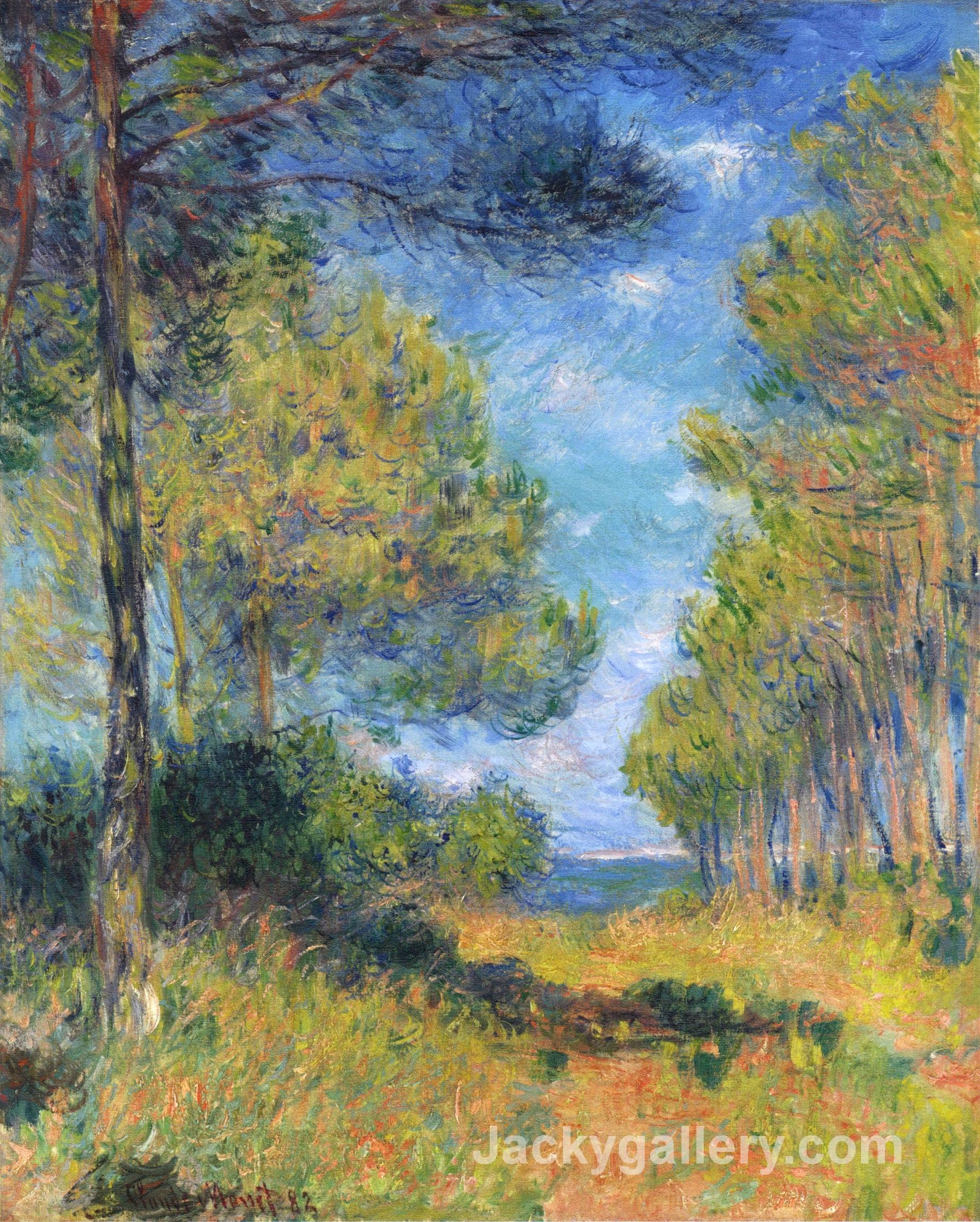 Path at Varengeville by Claude Monet paintings reproduction